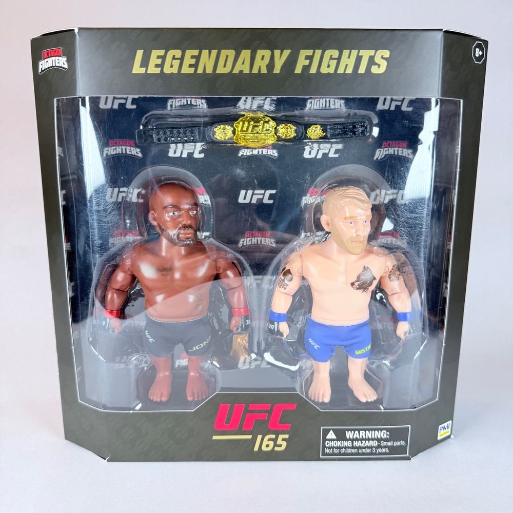 UFC Octagon Fighters Legendary Fight Jon Jones Alexander Gustafson Action Figure